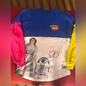 Star Wars Long Sleeve Tees Blue and Pink